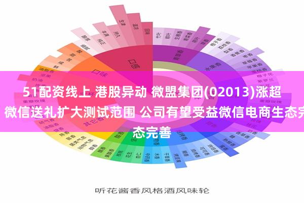 51配资线上 港股异动 微盟集团(02013)涨超4% 微信送礼扩大测试范围 公司有望受益微信电商生态完善