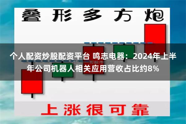 个人配资炒股配资平台 鸣志电器：2024年上半年公司机器人相关应用营收占比约8%